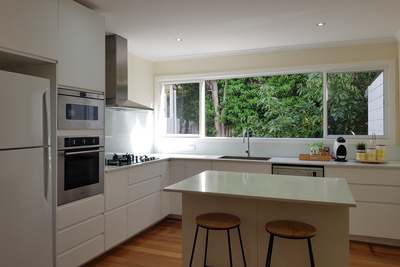 Light filled kitchen